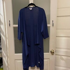LuLaRoe Deep Blue Knit Cardigan
